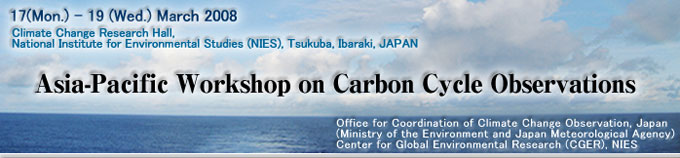 Asia-Pacific Workshop on Carbon Cycle Observations